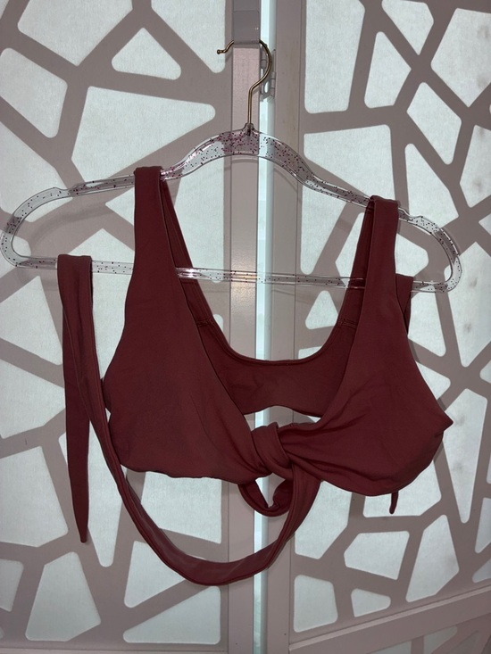 lululemon athletica Other - lululemon athletica Knot-Front Bralette — Deep Burgundy
